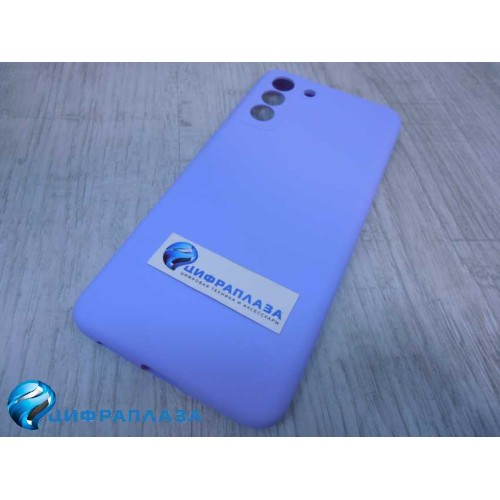 Чехол силиконовый Samsung S21 Plus Silicone Cover сиреневый