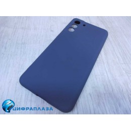 Чехол силиконовый Samsung S21 Plus Silicone Cover темно-синий