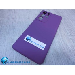 Чехол силиконовый Samsung S21 Ultra Silicone Cover фиолетовый