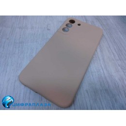 Чехол силиконовый Samsung S22 Plus Silicone Cover бежевый