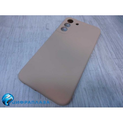 Чехол силиконовый Samsung S22 Plus Silicone Cover бежевый