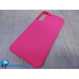 Чехол силиконовый Samsung S22 Plus Silicone Cover Nano 2mm фуксия