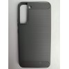 Чехол силиконовый Samsung S22 Plus со вставками карбон серый