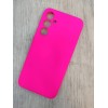 Чехол силиконовый Samsung S23 FE Silicone Cover Nano 2mm фуксия