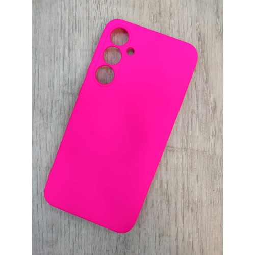 Чехол силиконовый Samsung S23 FE Silicone Cover Nano 2mm фуксия