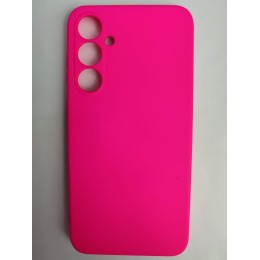 Чехол силиконовый Samsung S23 FE Silicone Cover Nano фуксия