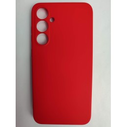 Чехол силиконовый Samsung S23 FE Silicone Cover Nano красный