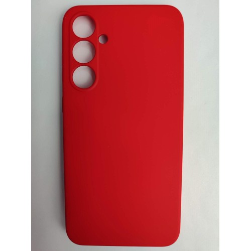 Чехол силиконовый Samsung S23 FE Silicone Cover Nano красный