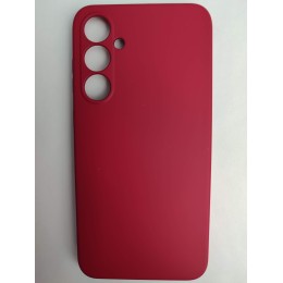 Чехол силиконовый Samsung S23 FE Silicone Cover Nano вишневый