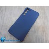 Чехол силиконовый Samsung S23 Plus Silicone Cover Nano 2mm темно-синий