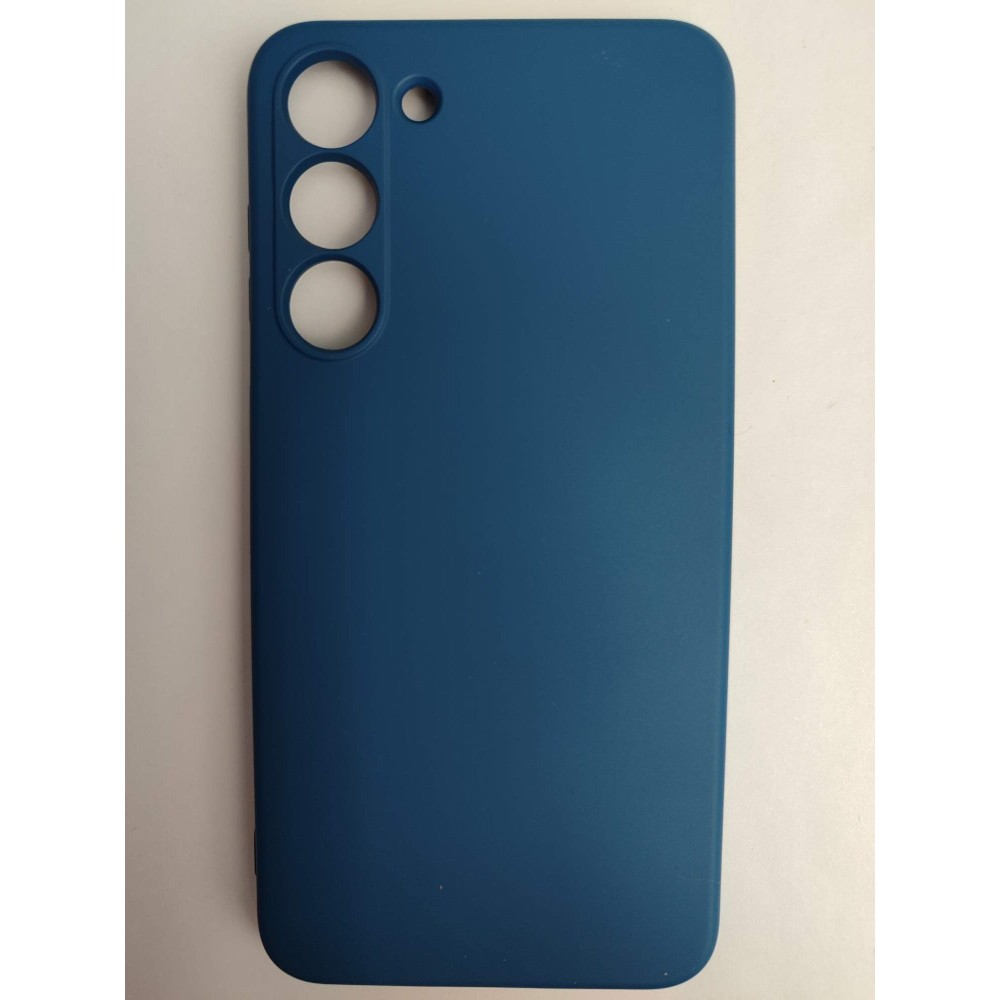 Чехол силиконовый Samsung S23 Plus Silicone Cover Nano темно-синий