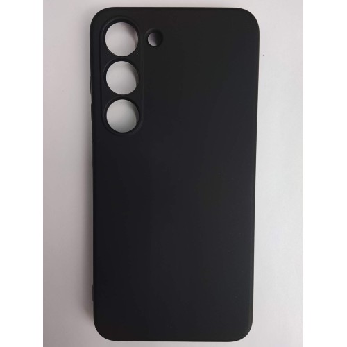 Чехол силиконовый Samsung S23 Silicone Cover без лого черный