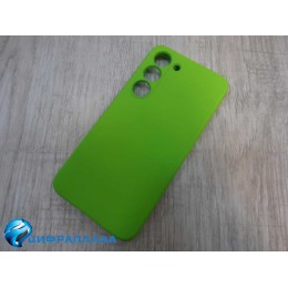 Чехол силиконовый Samsung S23 Silicone Cover Nano 2mm салатовый