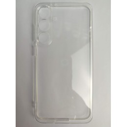 Чехол силиконовый Samsung S24 FE прозрачный
