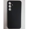 Чехол силиконовый Samsung S24 Silicone Cover без лого черный