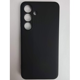 Чехол силиконовый Samsung S24 Silicone Cover без лого черный