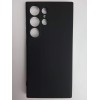 Чехол силиконовый Samsung S24 Ultra Silicone Cover без лого черный