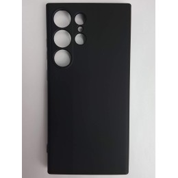 Чехол силиконовый Samsung S24 Ultra Silicone Cover без лого черный