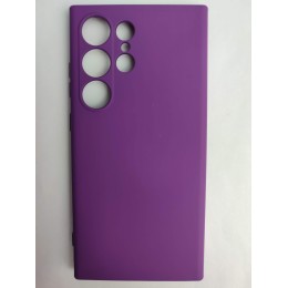 Чехол силиконовый Samsung S24 Ultra Silicone Cover Nano фиолетовый