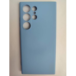Чехол силиконовый Samsung S24 Ultra Silicone Cover Nano голубой