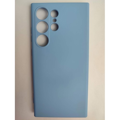 Чехол силиконовый Samsung S24 Ultra Silicone Cover Nano голубой