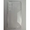 Чехол силиконовый Samsung S25 прозрачный с защитой камеры 
