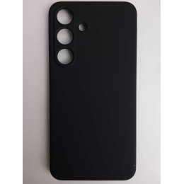 Чехол силиконовый Samsung S25 Silicone Cover без лого черный