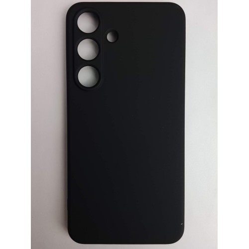 Чехол силиконовый Samsung S25 Silicone Cover без лого черный