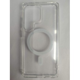 Чехол силиконовый Samsung S25 Ultra MagSafe прозрачный