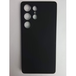 Чехол силиконовый Samsung S25 Ultra Silicone Cover без лого черный