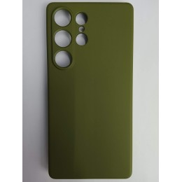 Чехол силиконовый Samsung S25 Ultra Silicone Cover без лого хаки