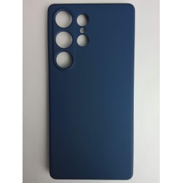 Чехол силиконовый Samsung S25 Ultra Silicone Cover без лого синий