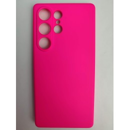 Чехол силиконовый Samsung S25 Ultra Silicone Cover Nano фуксия