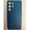 Чехол силиконовый Samsung S25 Ultra Silicone Cover Nano темно-синий