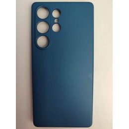 Чехол силиконовый Samsung S25 Ultra Silicone Cover Nano темно-синий