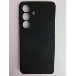 Чехол силиконовый Samsung S26 карбон черный