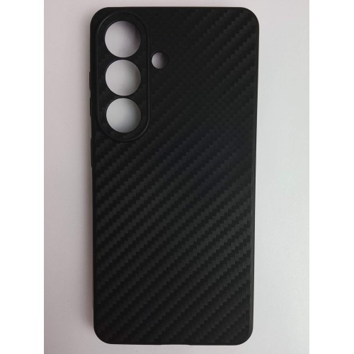 Чехол силиконовый Samsung S26 карбон черный