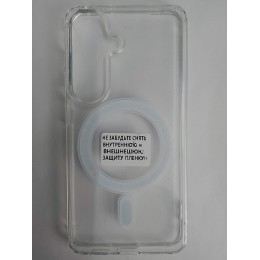 Чехол силиконовый Samsung S26 MagSafe Clear Case прозрачный 