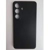 Чехол силиконовый Samsung S26 матовый с защитой камеры черный