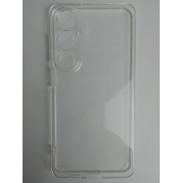 Чехол силиконовый Samsung S26 прозрачный с защитой камеры 