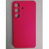 Чехол силиконовый Samsung S26 Silicone Cover без лого фуксия