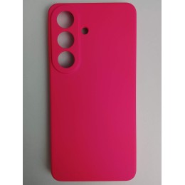 Чехол силиконовый Samsung S26 Silicone Cover без лого фуксия