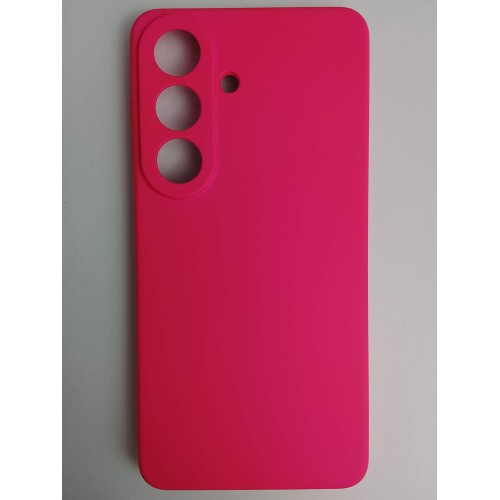 Чехол силиконовый Samsung S26 Silicone Cover без лого фуксия