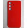 Чехол силиконовый Samsung S26 Silicone Cover без лого красный