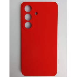 Чехол силиконовый Samsung S26 Silicone Cover без лого красный