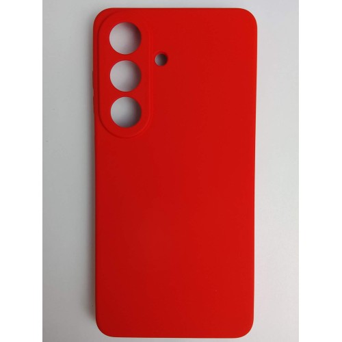 Чехол силиконовый Samsung S26 Silicone Cover без лого красный