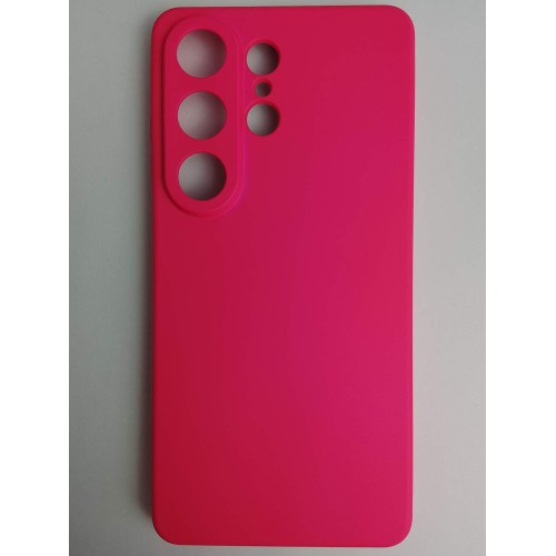 Чехол силиконовый Samsung S26 Ultra Silicone Cover без лого фуксия