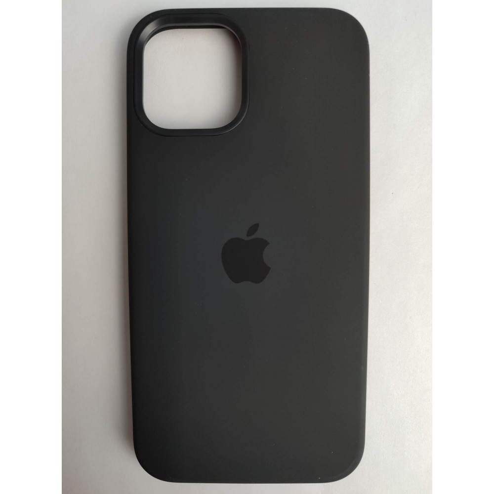 Чехол силиконовый Silicone Case MagSafe ORG iPhone 12/12 Pro черный