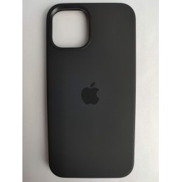 Чехол силиконовый Silicone Case MagSafe ORG iPhone 12/12 Pro черный