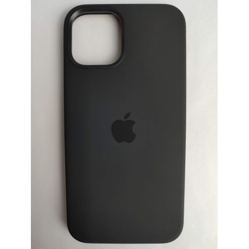 Чехол силиконовый Silicone Case MagSafe ORG iPhone 12/12 Pro черный
